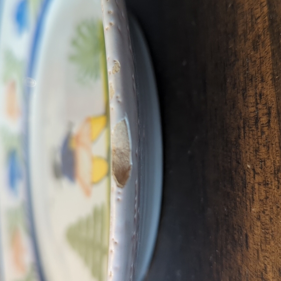 Vintage HB Quimper Plate - Picture 3 of 10